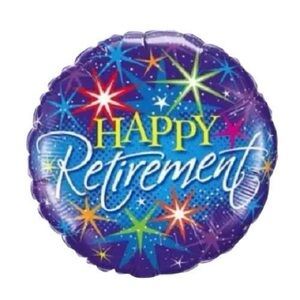 Happy Retirement Helium Balloon